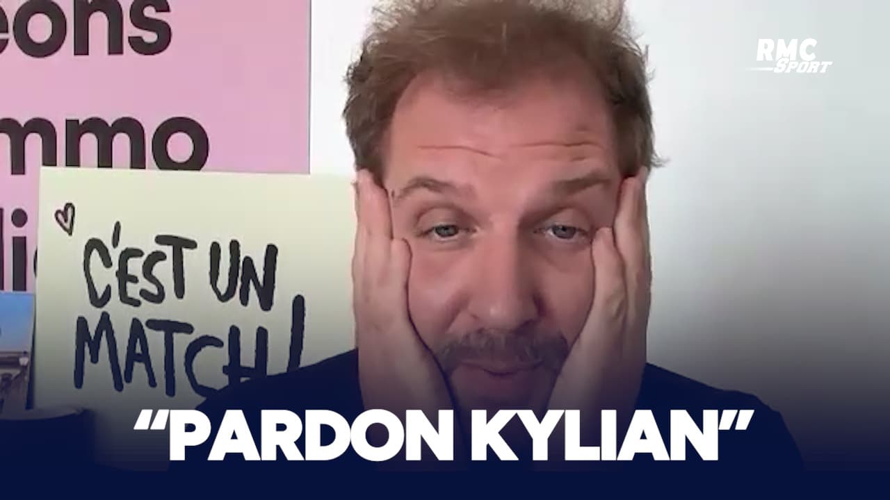 Le créateur de Pardon Kylian sur le plateau de RMC Sport